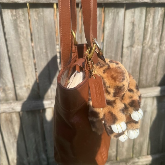 Coach Tote Bag Vintage Brown Leather